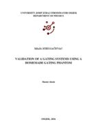 prikaz prve stranice dokumenta VALIDATION OF GATING SYSTEMS USING A HOMEMADE GATING PHANTOM