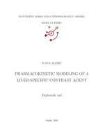 prikaz prve stranice dokumenta Pharmacokinetic Modeling of a Liver-Specific Contrast Agent
